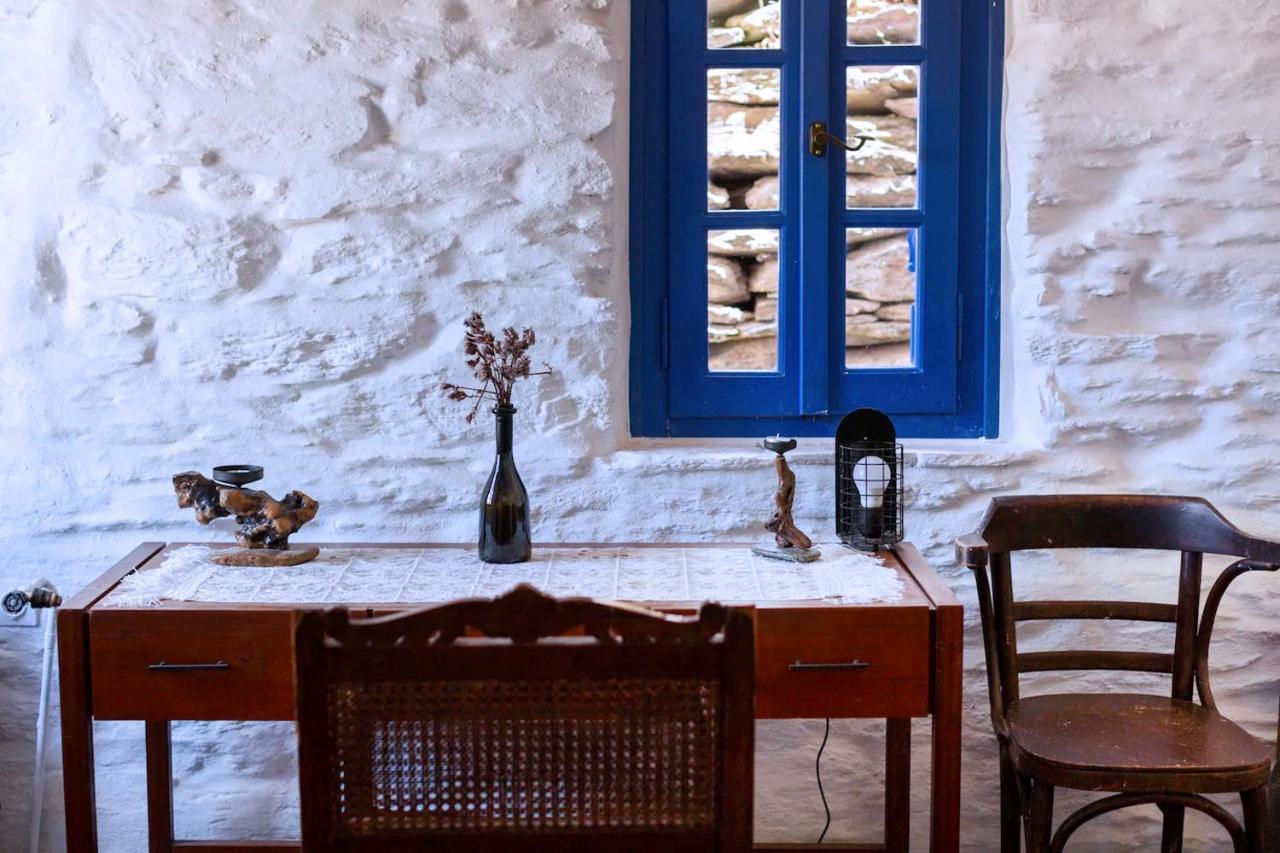 Traditional Village House On Kea Milopotamos  Bagian luar foto