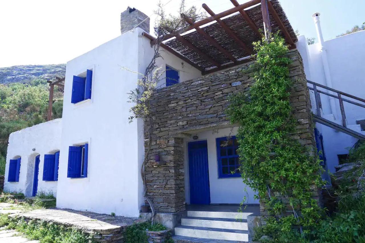 Traditional Village House On Kea Milopotamos  Bagian luar foto