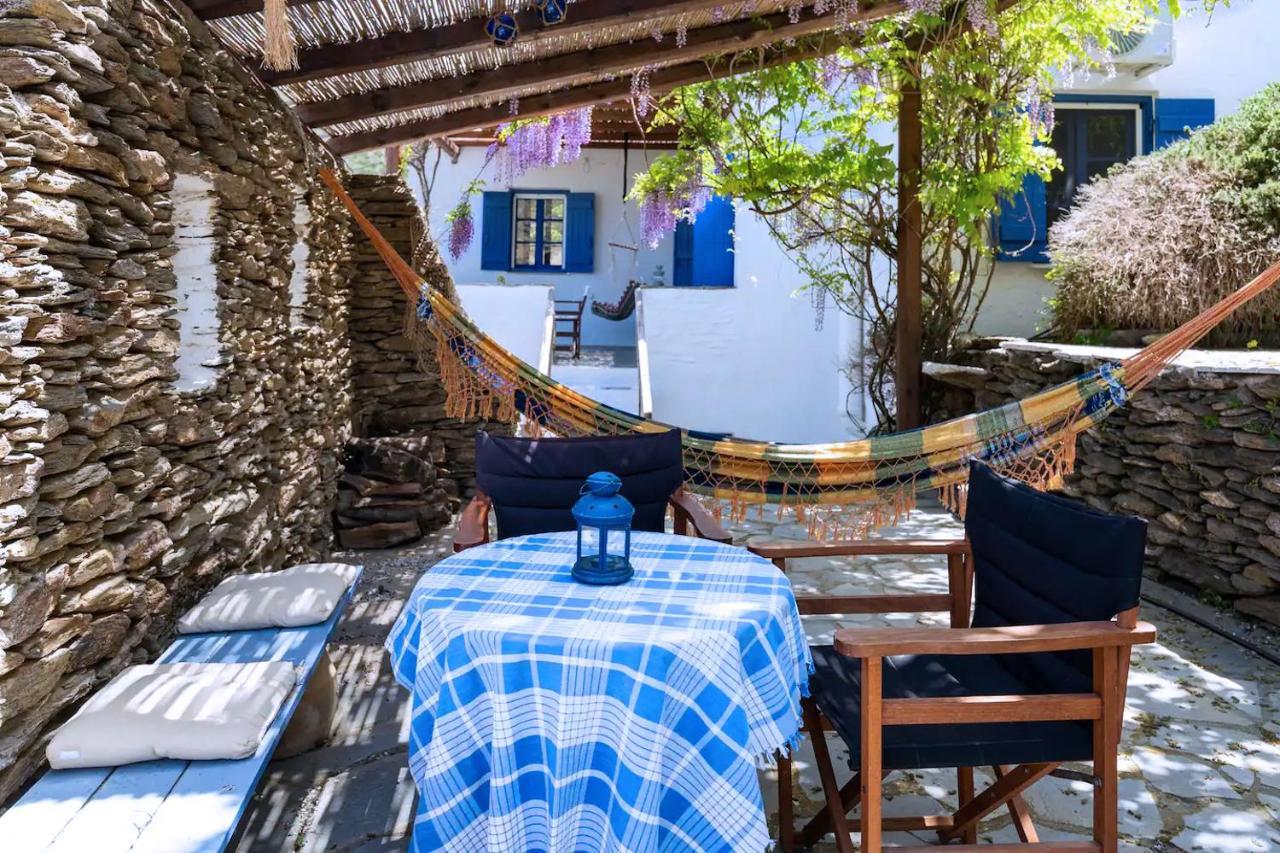 Traditional Village House On Kea Milopotamos  Bagian luar foto