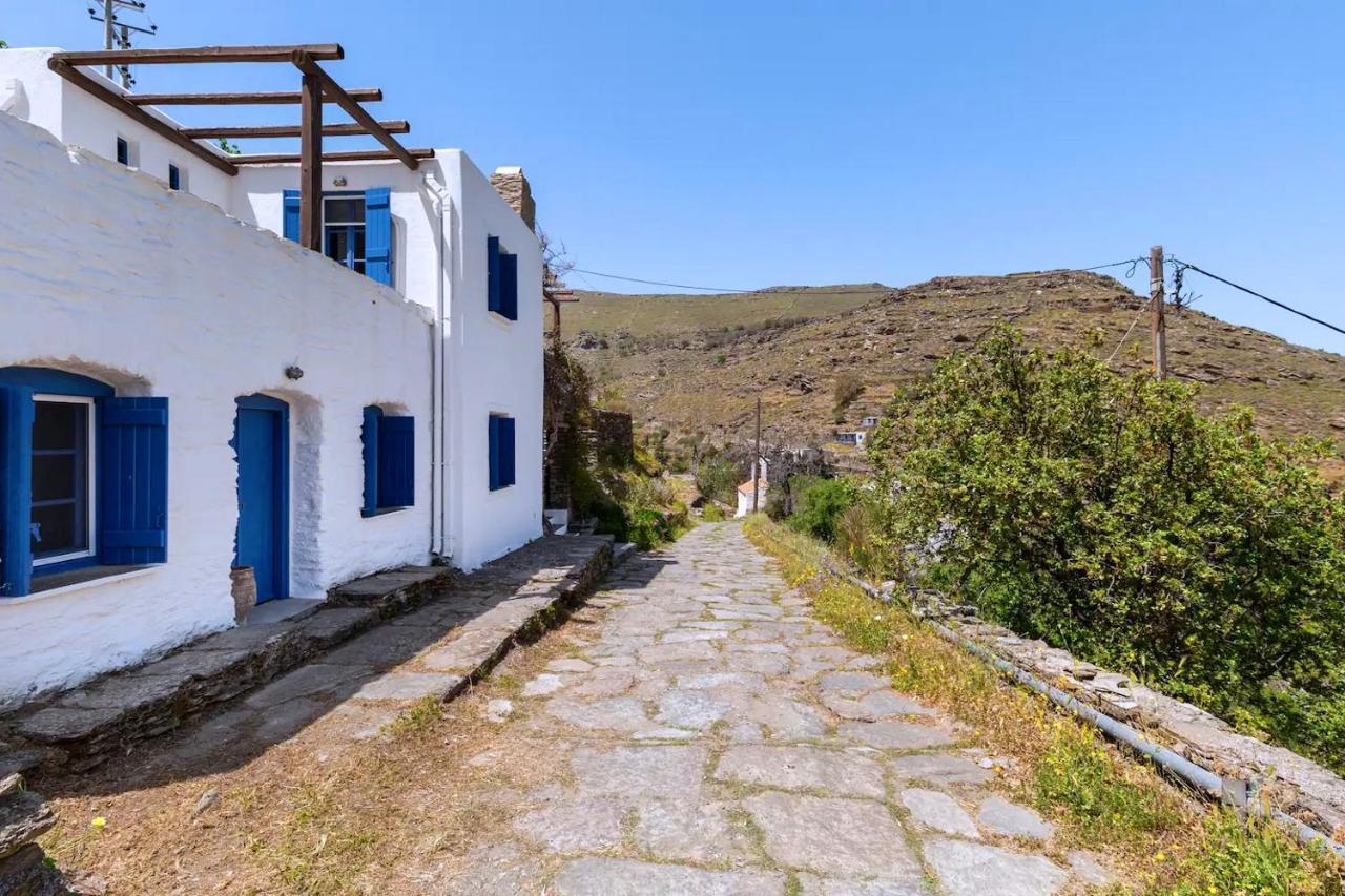 Traditional Village House On Kea Milopotamos  Bagian luar foto