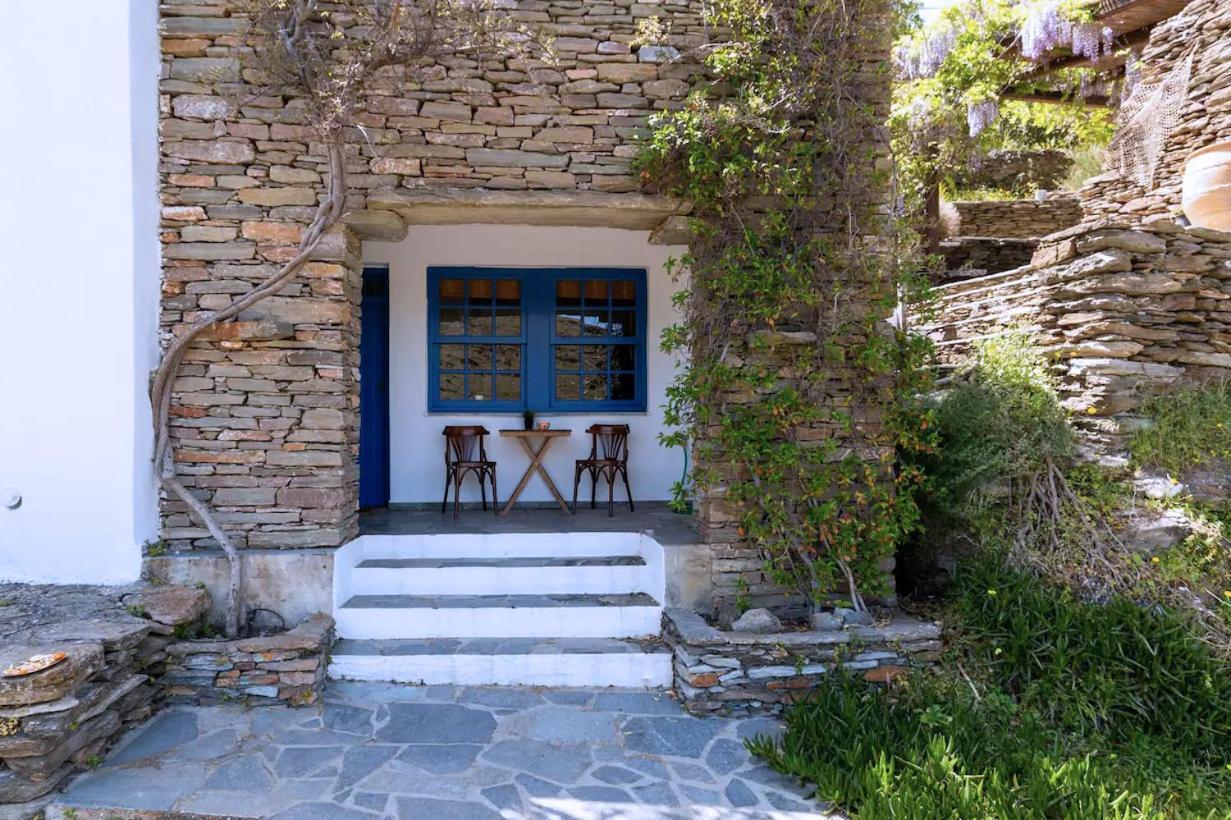 Traditional Village House On Kea Milopotamos  Bagian luar foto